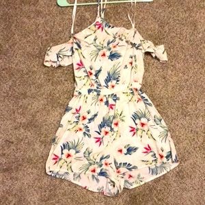 Halter top jumper/romper